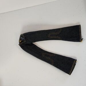 VINTAGE BRATZ XPRESS IT YASMIN CLOTHES CLOTHING BELL BOTTOM JEANS PANTS ONLY